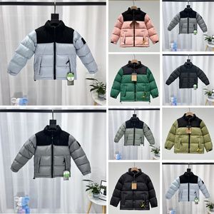 22SS Kids Winter Down Coat North Puffer Jackets Womens Fashion Face Jacka Par Parka Parka Outdoor Warm Feather Outfit outkläder Multicolor 2024 Rockar Storlek 100-170