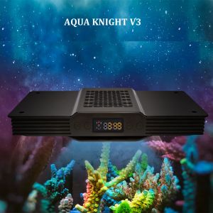 Beleuchtung NewAqua Knight V3 Aquarium LED-Licht 60W Programm Meereskorallenriff-Wachstumsbeleuchtung Salzwasser Meerwasser Sonnenaufgang Sonnenuntergang Licht EU/US