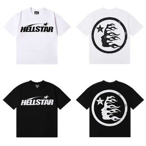 Herrmodedesigner Hellstar Classic Trend Hellstar Classic tryckt högkvalitativ dubbel bomull Bekväm kortärmad-t-shirt för män och kvinnor