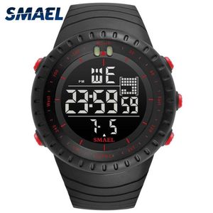 Smael Brand 2017 New Electronics Watch 아날로그 쿼츠 손목 시계 호르 로그 50 미터 방수 경보 남성 시계 Kol Saati 1237263J