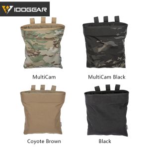 Carrier IDOGEAR MOLLE Magazine Dump Pouch Tactical Mag Drop Pouch Recycling Bag Storage Bag 3550