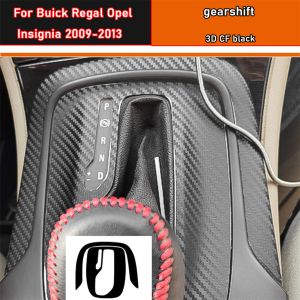 Adesivo per interni auto Pellicola protettiva per scatola ingranaggi per Buick Regal Opel Insignia 2009-2016 Adesivo per pannello ingranaggi auto in fibra di carbonio nero