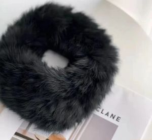 Women Hats Real Rabbit Fur Headband Hat Women Autumn And Winter Warm Day Headwear Hoop Cap Hair Band JZ056240125