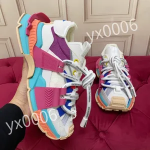 2024 Nya designer Sneakers Calfskin Casual Shoes Women Luxury Vintage Trainers Reflective Sneaker Mens Platform Shoe Luxury Womens Leather Trainer FD240110