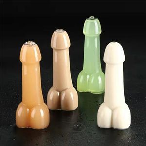 4pc pênis em forma de pênis de vidro de vidro cocktail wine s pik glas pau genital pau pequeno copo de caneca garrafa de garda de utensília