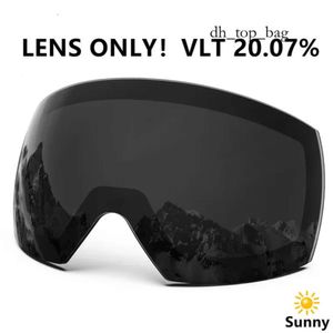 Skidglasögon MaxJuli Professional Magnetic Double Layers Lens Antifog UV400 ing snowboardglasögon snöskoter för män kvinnor M6 221130 Ski Goggles 7515