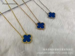 الأصلي 1to1 van c-a إصدار Clover High Plated Gold Necklace jold jollar chain Red Jade Medal double-side shell bendantt8x0zcln