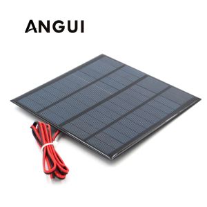 Skewers 6v 9v 18v Solar Panel with 100/200cm Wire Mini Solar System Diy for Battery Cell Phone Charger 2w 3w 4.5w 6w 10w Solar Toy
