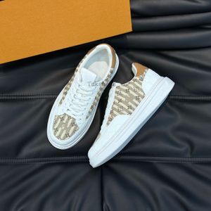 Beverly Hills Luxurys Schuhe Schwarze geprägte genarbte Kalbsleder-Marken-Sneakers Leichte Außensohle Herrenschuh 38-46 1,23 06