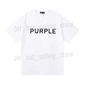 2024New Purple Brand T Shirt Mens and Women Unisex Summer Shirt Novelty Style Clothes Designer Purple T Shirt Graphic Tee Us Size S M L XL 58