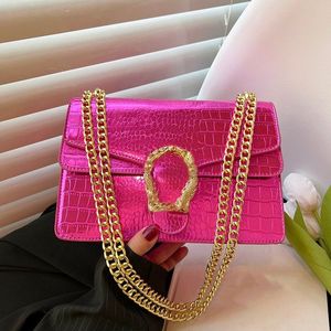 gglies Genuine Leather Chain Strap Shoulder Bags Purse Women Clutch Bags Fashion Cross Body lady Handbag Totes Vintage Designer Leather Luxury Flap