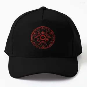 Ball Caps Fullmetal Alchemist Baseball Cap Rave Horse Hat Man Man Męskie Kapelusze dla kobiet