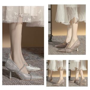 Slingback Pumps Shoes Heels Sandaler Kvinnors lyxdesigner Dress Square Point Toe Evening Shoes
