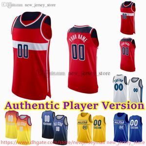 33 Kyle Kuzma Jersey Jogador Personalizado Versão 1 Johnny Davis Basquete Autêntico Jerseys Poole Corey Kispert Daniel Gafford Tyus Jones Landry Shamet Wright