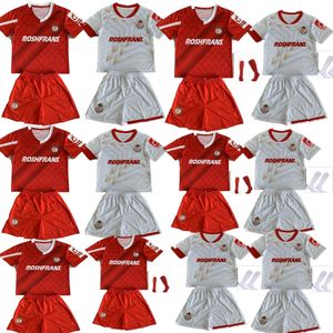 23 24 Deportivo Toluca Kids and Man Kit Soccer Jerseys M. Araujo J. Angulo Baeza Venegas Huerta Home Away Football Shirts半袖ユニフォーム