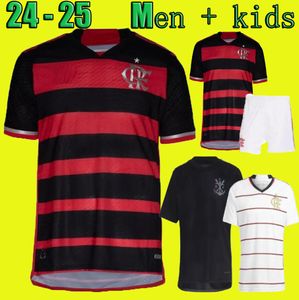 2024 2025 Flamengo camisas de futebol 23 24 25 Flamenco casa fora 3ª Camisa de futebol GABI DAVID LUIZ DIEGO Gabriel VIDAL DE ARRASCAETA PEDRO ISLA camisa de futebol homens crianças