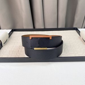 Mens Designer Belt Classic Fashion Casual äkta läder reversibla bältesbredd 3,8 cm bokstäver spänndräkt byxor jeans all-match med låda grossist