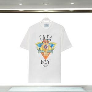 Mężczyźni T koszule projektant Casablanc T Shirt Mass Men Casual T-shirts Man Clothing Street T-shirty Tennis Club Casa Blanca Shorts Ubrania luksusowe koszulę S-2xl 35