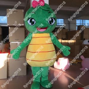 Gorący słodki żółw Mascot Costume unisex kreskówka Anime motyw Charakter karnival mężczyzn Kobiet ubieraj