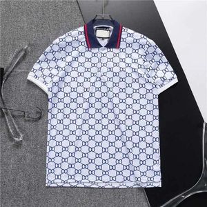 Erkek Polos Yaz Günlük T-Shirt Tasarımcı Polo Gömlek Mektup Baskı Modaya Çıkar Polo Asya Boyutu M-XXXL