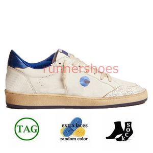 Top Fashion Luxury Glitter Designer Casual Shoes Ball Star OG Original Handmade Suede Leather Italy Brand Platform Upper Vintage Golden Goode Sneakers Trainers XTK
