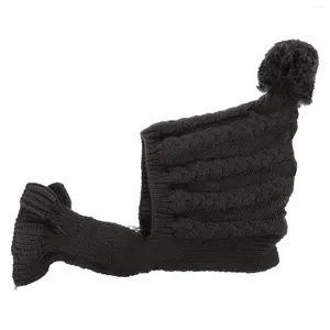 Abbigliamento per cani Filato Cappello invernale Uomo e donna Decorazione di compleanno per ragazza Abito per animali Copricapo lavorato a maglia