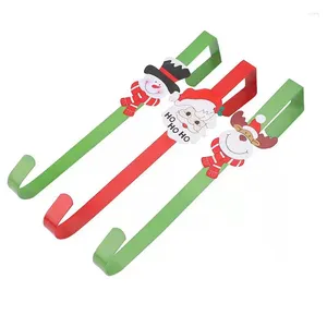 Juldekorationer Santa Claus Snowman Hooks Door Hanger Ornaments