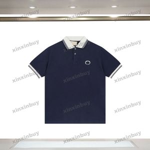 Xinxinbuy 2024 Erkekler Tasarımcı Tee T Shirt Çift Nakış Harfleri 1921 Kadın Turuncu Siyah Beyaz Mavi Kırmızı XS-2XL