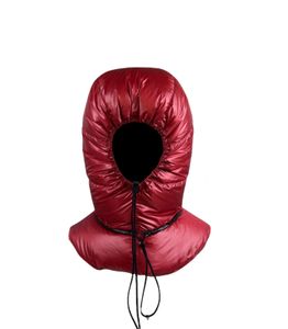 Jolmo Lander 800FP Balaclava de penas de ganso Chapéu quente de inverno Trooper Trapper para camping, esqui, ciclismo 240124