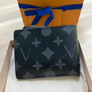 2024 Designer Genuine Leather Wallets Mens Wallet Old Flower Letter Women Handbag Classic Card Holders Coin Purse Top Quality A183