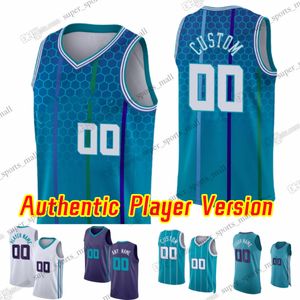 Custom Player Version Basketball 20 Gordon Hayward Jerseys AU Stitch 7 Kyle 1 LaMelo Lowry Ball 24 Brandon Miller 0 Miles Bridges 11 Cody Martin 4 Nick Richards Smith