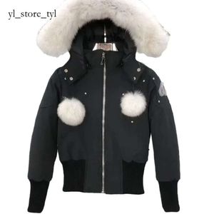 Mooses Knuckle Mooses Knuckle Daunenjacke für Herren, Designer-Daunenjacke, Winterjacken, Windjacke für Herren und Damen, modische Thermo-Jacke von Mooses White Fox Down 118