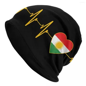 クルド人のハートビート旗私はクルディスタンボンネットハットクールスキースカリーズビーニー帽子hats hats for men summerヘッドラップキャップ