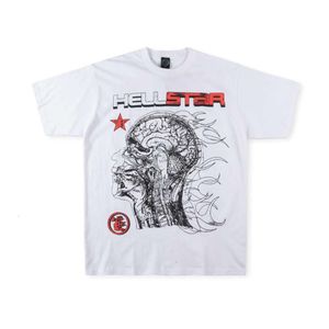 T-shirt Hellstar 2024 T-shirt da uomo e da donna firmata Moda Hip Hop Trendy HELLSTAR STUDIOS T-shirt a maniche corte ampia e versatile per uomo e donna