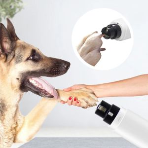 Clippers 1pc Dog Unh Nail Grinder USB Recarregável Cachorro elétrico Clippers Clipper