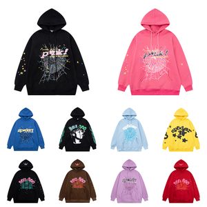 Örümcek Hoodies Tasarımcı Mens Kazak Kırmızı SP5der Hoodie Young Thug 555555 Melek Hoodies Erkekler Kadın Hoodie İşlemeli Örümcek Web Sweatshirt Joggers ABD Boyutu S-XL