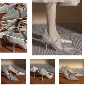 Дизайнерские женские вечерние свадебные модельные туфли Chan C Kitten Heels сандалии на пятке Летняя женская дизайнерская обувь Туфли-лодочки с острым носком танцевальная обувь