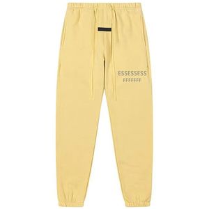 Mäns essentialspants svettbyxor manlig mode flockar tryckta brev bomullssport byxa hip hop löst unisex överdimensionerad gummiiserad etikett sammetjig jogging byxa