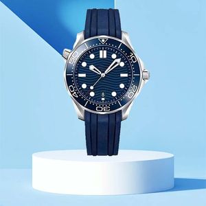 mens automatic mechanical ceramic bezel watches comfortable rubber band Gliding clasp 42MM wristwatches sapphire Sports Self-wind watch designer aaa wristwatch