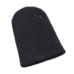 Baskenmütze, Geburtstagsgeschenk, Mütze, gestrickt, elektrisch, modische Beanie-Mütze, beheizt, warme Damengeschenke