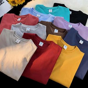 Privathinker Bomull Långärmad kvinnor T -shirt Drop Shoulder Basic Overized Shirts Korean Style Loose Tops Female Casual Tees 240123