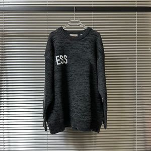 Ess Sweater Designer Outono-Inverno Carta Bordado Crewneck Solto High Street Estilo Desleixado Masculino e Feminino Pulôver Casal Malhas