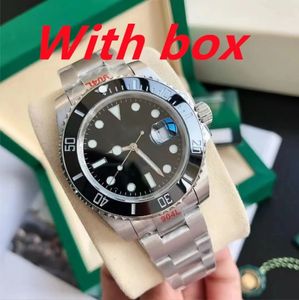 Luxury Ceramic Bezel Sapphire Men watch 2813 Mechanical Automatic Movement 41mm SS Fashion Watch men's designer Watches With box