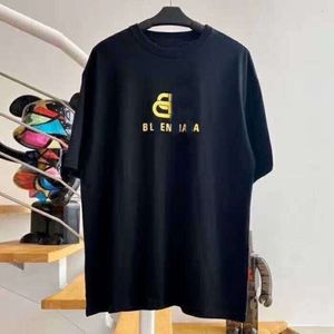 Fashion Casual Men's Designer Luxury Fashion Chain, Classic Printed T-Shirt, Casual Everything, Loose Size, Student kortärmad skjorta