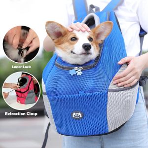 Carriers Portable Dog Carrier Bag for Pet Outdoor Travel Breathable Washable Backpack Double Shoulder Dog Backpack Dog Outdoor Supplies