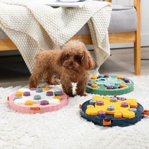 Toys Dog Interactive Puzzle Toys Nonslip Bowl Food Dispenser långsam matare långsamt äter husdjur Cat Dogs Training Game Pet Supplies 2023