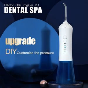 Taşınabilir Dental Irrigator Hanehalkı Elektrikli Diş Fırçası DIY Flushing Su Diş ipi Oral Bakım Işyalama Teli