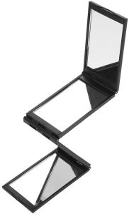 Mirrors 4 Panel Expandable Mirror,360 Degree Foldable Makeup Selfie Mirror Multifunction Portable Tool for Hair Cuting,styling,grooming