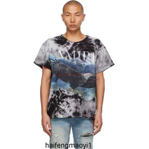 Am Men Designer Amari Old Amirl Women Luxury Amirlies Fashion Clothing Tees am Tshirt Washed Amis Tie Dye Imiri Direct Amiiri Spray Eagle TshirtショートSL 2rxv