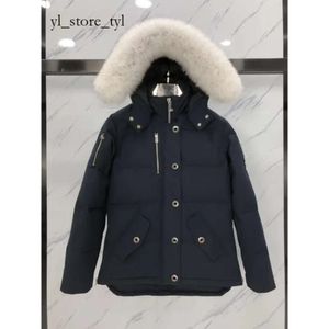 Mooses Knuckle Designer Damen-Winterverdickung, warme Daunenjacke, Elch, weißer Fuchs, Outdoor, lässig, winddicht, Herrenjacke, wasserdicht, schneesicher, Daunenjacke 789